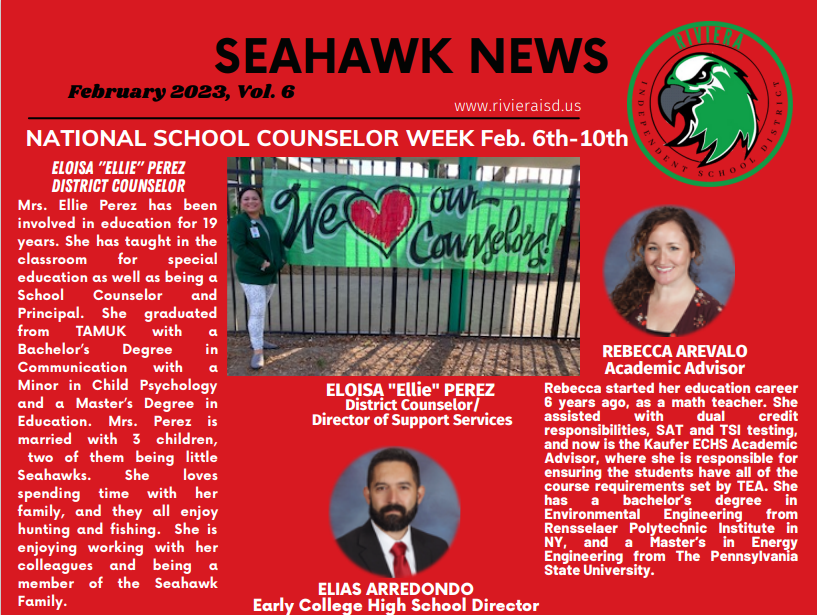 Seahawk Football - Update  Riviera Independent School District