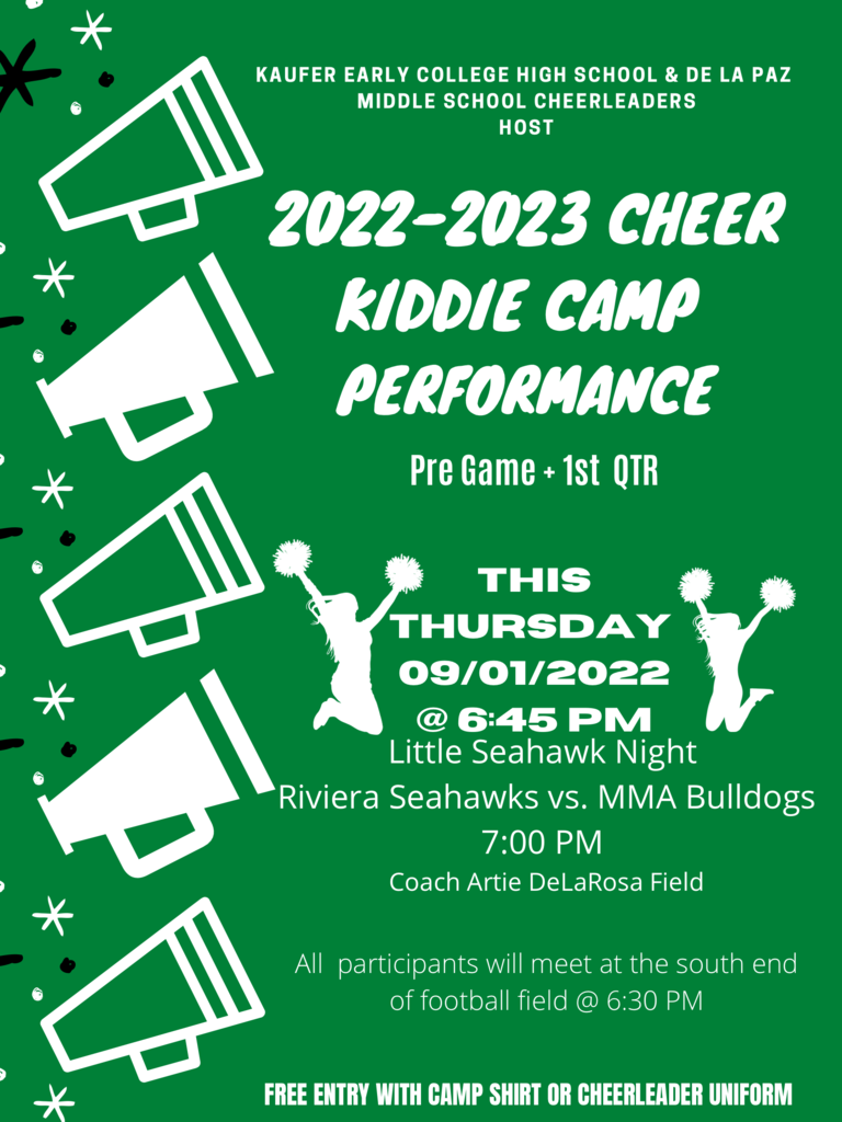 2022 Cheer Kiddie Camp