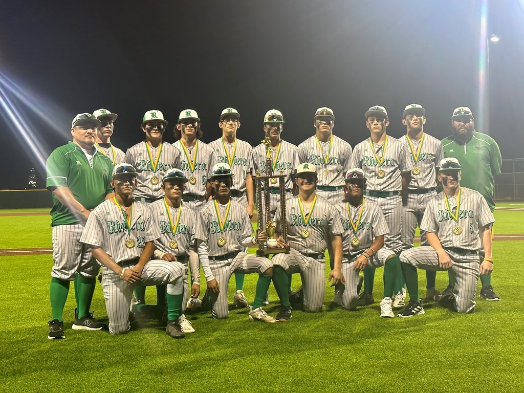 The Riviera Seahawks are the 2023 Best of the Bay Tournament Champions. The Seahawks went 5-0 on the weekend with wins over the following. . .  Rockport JV 5-1 Aransas Pass 6-5 San Diego 4-2 Rockport Varsity 10-2 (Semi Finals) Boling 10-5 (Championship)  These young men played their tails off all weekend to earn this tournament victory. We look to carry this momentum into the rest of the regular season and into district play.   We had three athletes be nominated to the All-Tourney Team.  Seferino Gutierrez (Fr.)  Jake Colston (Sr.)  Aidan Andalon (Fr.)  These young men along with their teammates lead the way to the tournament victory. 