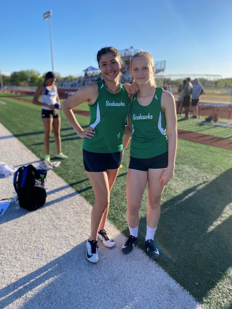 KECHS Track and Field is in full swing! We have participated in 3 tracks meets so far this season and have come away with tremendous success. We couldn’t be prouder of our athletes and the effort they put into the work they do-many being multi-sport athletes.  The following are the results from Seahawk Relays we hosted on February 25th.  JV girls Piper Deneweth 100m 7th place, 200m 5th, 400m 2nd; Isabel Hubert Shot Put 4th, Discus 2nd.  Varsity Girls Jayla Clack 100m 5th, 4X100 relay 3rd; Abigail Alegria 200m 1st, 4X100 relay 3rd, Long Jump 4th, Triple Jump 2nd; Piper Colston 200m 8th, 4X100 relay 3rd, 4X200m relay 2nd; Mikaela Castillo 200m 9th, 4X200 relay 2nd, Long Jump 2nd; Olivia Ramos 400m 5th, 4X200 relay 2nd; Katelina Rendon 800m 2nd, 1600m 3rd, High Jump 3rd; Nevaeh Suarez 100m Hurdles 1st, High Jump 2nd; Jesaeh Suarez 300m Hurdles 2nd, Shot Put 1st, Discus 3rd; Jessica Colclasure 4X100 relay 3rd, 4X200 relay 2nd; Sienna Colin Shot Put 2nd, Discuss 7th; Gloria Jimenez 100m, 400m. Varsity Girls placed 2nd overall as a team. JV Boys Liam Hinojosa 100m, 4X100 relay 2nd, 4X200 relay 2nd, Long Jump 2nd; Aidan Arreola 100m, 4X100 relay 2nd, 4X200 relay 2nd, Long Jump 1st, Aaron Ramirez 200m 1st, 400m; Ayden Lomas 200m 5th, 4X100 relay 2nd, 4X200 relay 2nd; Justin Perez 200m 6th; Darren Davila 200m, 400m; Wilmer Bautista 400m 9th; Kyle Mooney 800m 8th, 1600m 7th, 3200m 2nd, Long Jump 6th; Aiden Guerra 4X100 relay 2nd, 4X200 relay 2nd; Anthony Gonzales Shot Put 6th, Discuss 5th; Mauricio Rodriguez Shot Put, Discuss.  Varsity Boys Ian Mayberry 100m, 4X100m relay 1st, Shot Put 2nd, Discus 4th; Vincent Suarez Pole Vault 1st; Joshua Russek 200m 7th, 4X200 relay 3rd, Long Jump; Armando Ortega 200m, 400m; Roan Bell 400m 2nd, 800m 1st, 4X400 relay 1st; Robbie Ochoa 400m 6th, 4X200 relay 3rd, 4X400 relay 1st; Romeo Gutierrez 1600m, 3200m 6th; Leroy Salinas 1600m 8th, 3200m 5th; Jules Deneweth 4X100 relay 1st, 4X200 relay 3rd, 4X400 relay 1st, High Jump 1st; Paul May 4X400 relay 1st; Matthew Mascorro Discus 2nd. Varsity Boys placed 2nd overall as a team. As you can see these athletes did an outstanding job! Come out and support our Running Seahawks as w host another Seahawk Relays this Saturday, March 11th.  